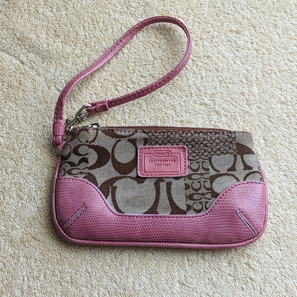 Coach wristlet